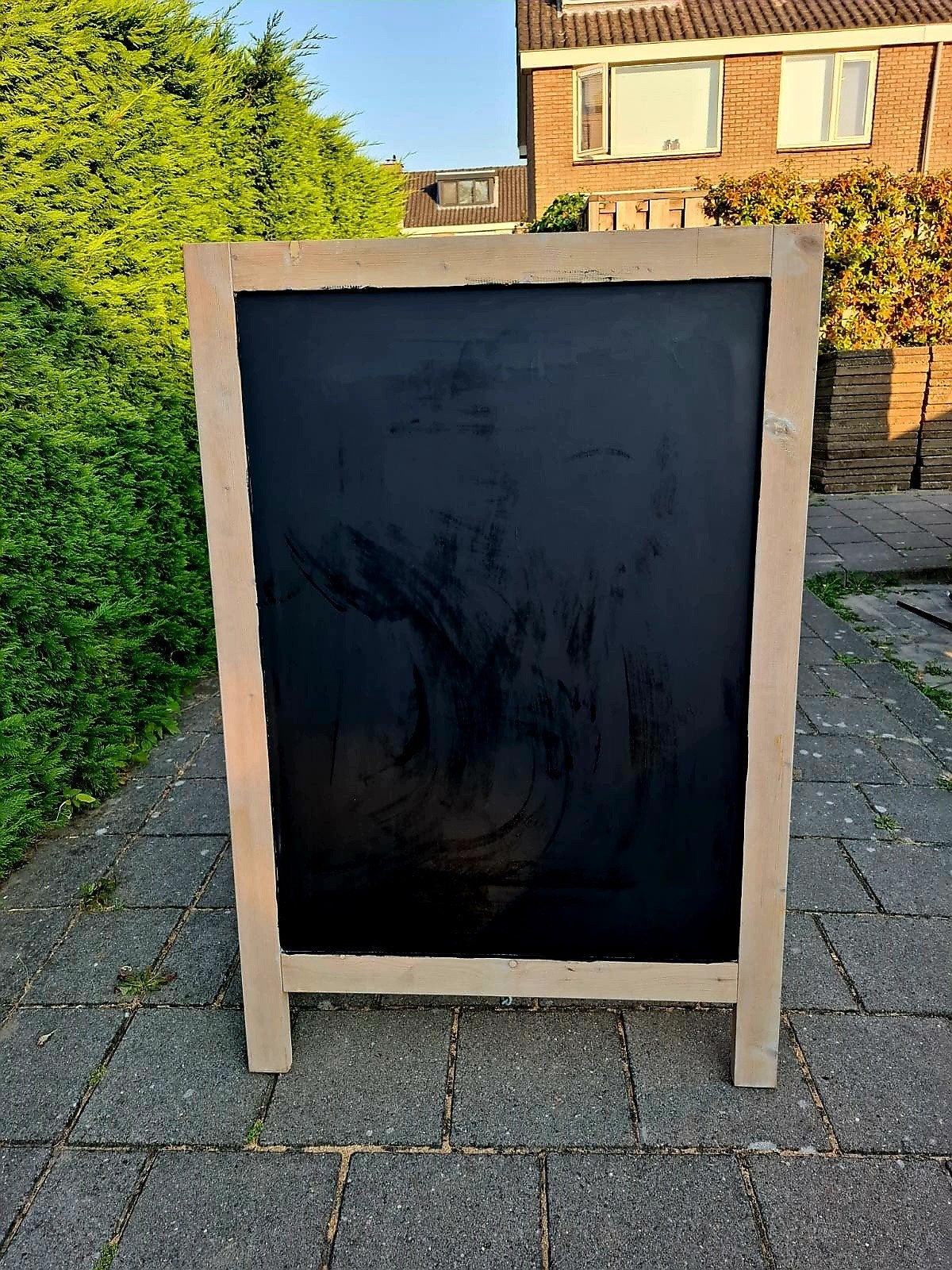 Straat/reclame krijtbord, Ophalen, Zo goed als nieuw, Reclamebord