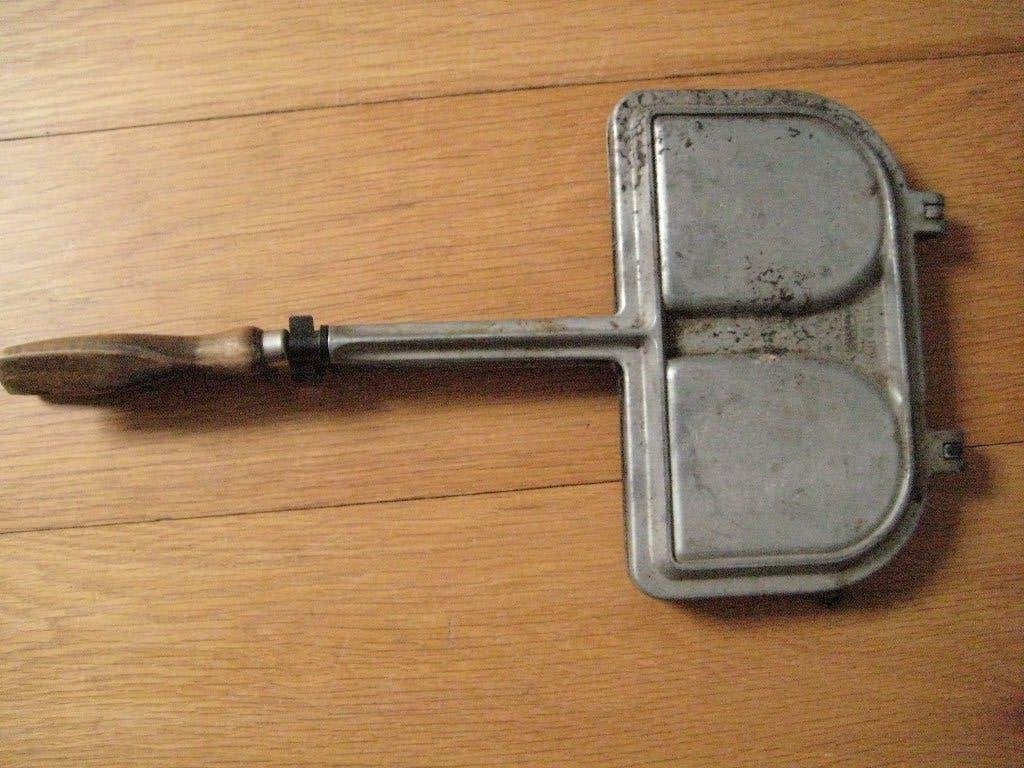vintage tosti ijzer voor gasfornuis, Ophalen of Verzenden
