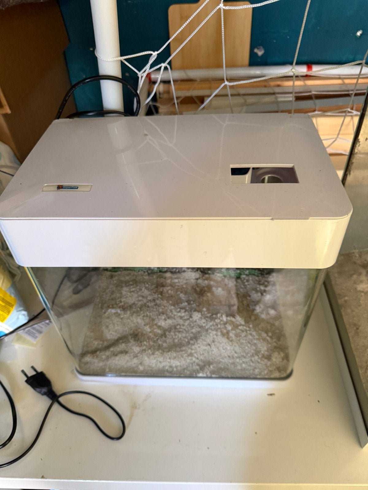 SuperFish Panorama 20 LED 17L Aquarium Compleet - KOOPJE, Ophalen, Zo goed als nieuw, Leeg aquarium