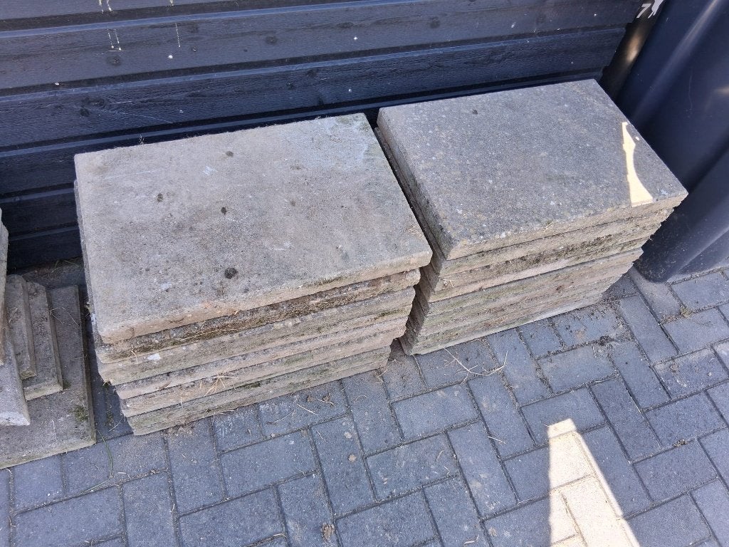 Tuintegels, Tuin en Terras, Tegels en Klinkers, Ophalen, Gebruikt, Minder dan 5 m², Beton