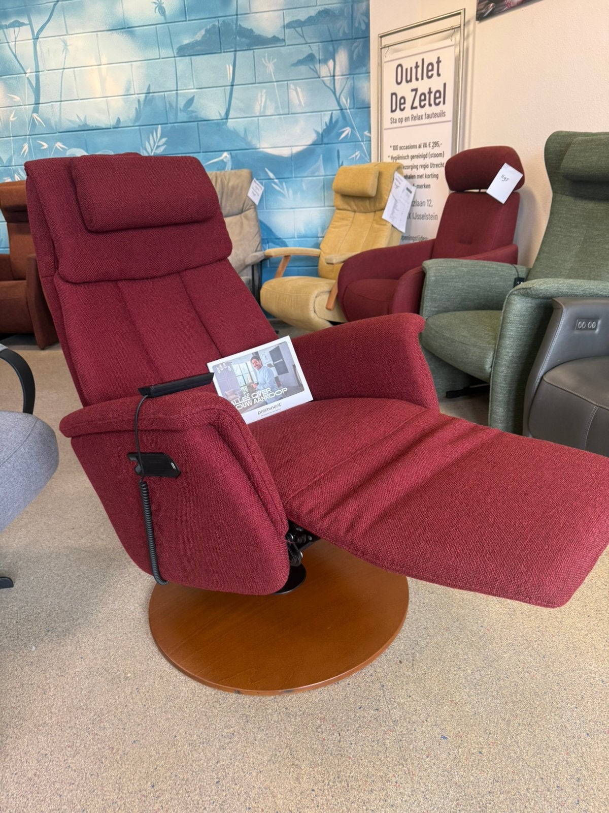 Prominent sta op stoel relax fauteuil gratis bezorging, Ophalen of Verzenden, Nieuw, Ruim 100 fauteuils in alle kleuren en maten