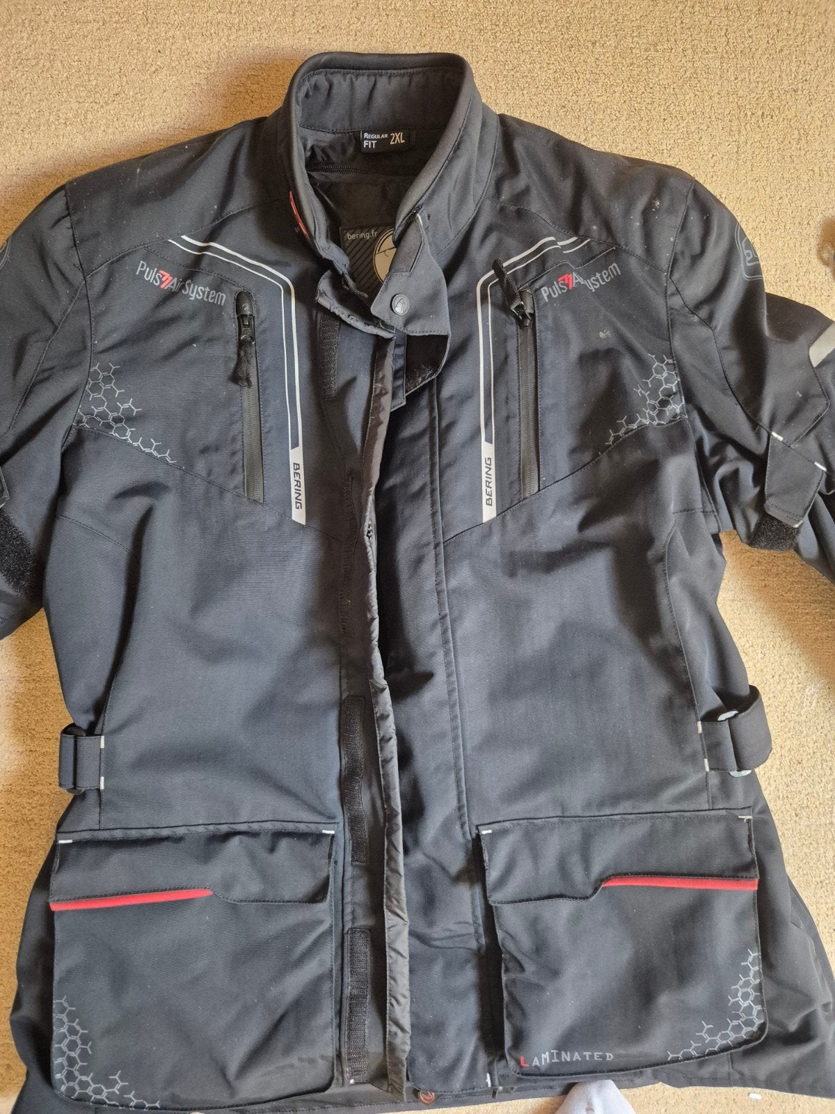 Bering Discovery motorjas met uitritsbare binnenvoering, Motoren, Kleding | Motorkleding, Ophalen of Verzenden, Tweedehands, Jas | textiel