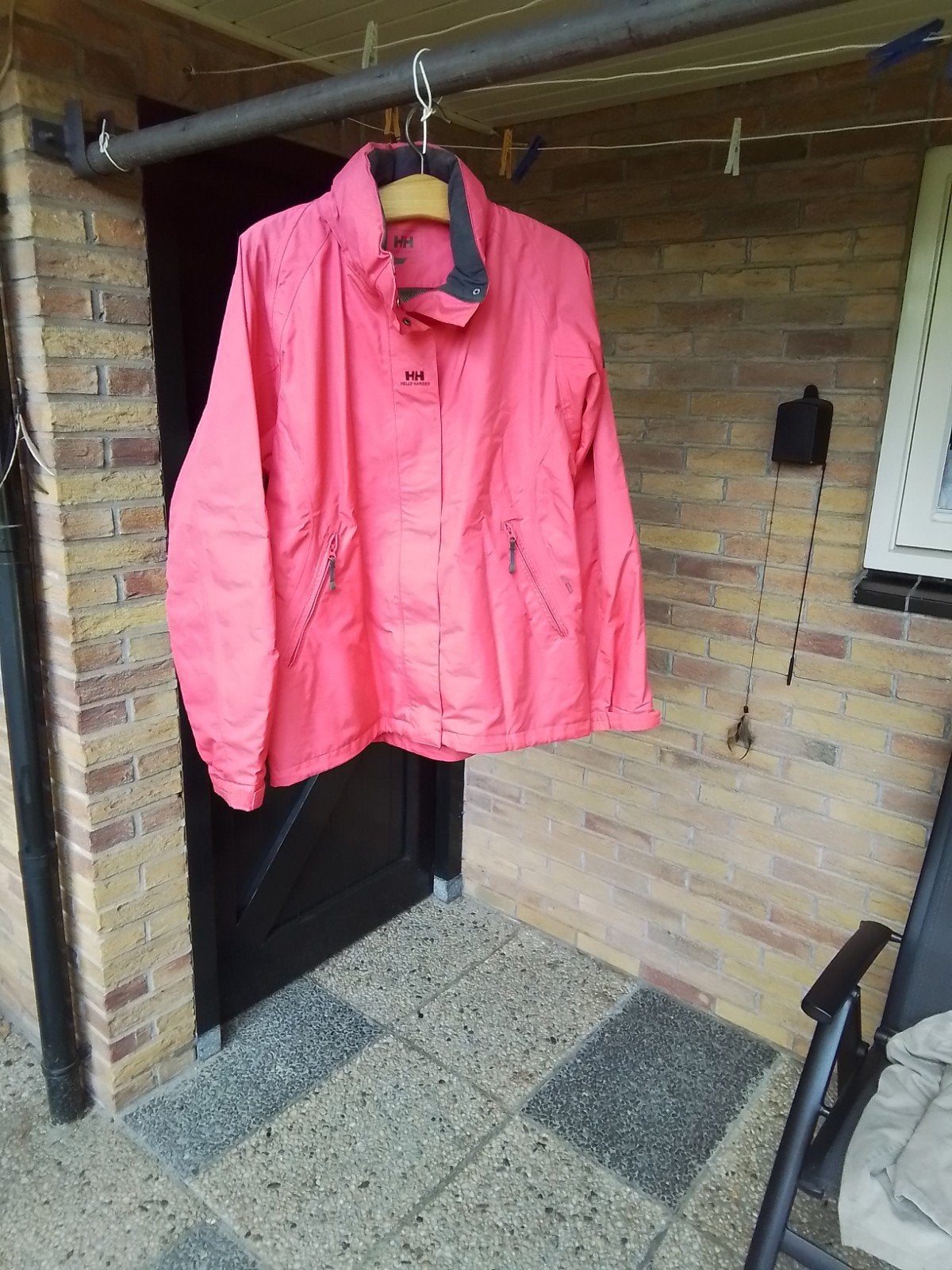Regenjack Helly Hansen dames XL, Blauw, Ophalen of Verzenden, Zo goed als nieuw, Maat 46/48 (XL) of groter