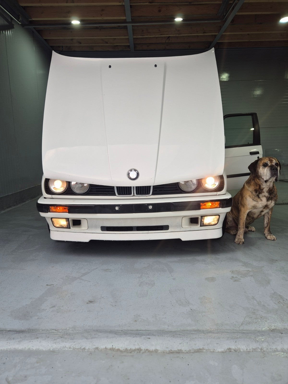 BMW E30 325IX 1989 HANDBAK OPENDAK, Zwart, 2494 cc, Leder en Stof, Wit