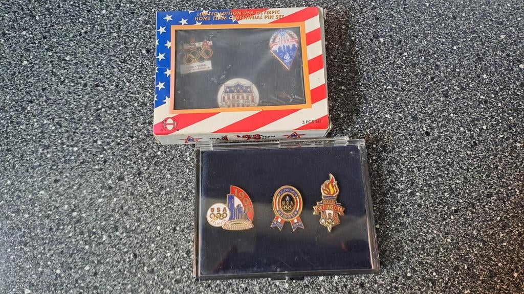 Olympische Spelen USA Centennial Pin Set nieuw, Onbekend, Nieuw, Ophalen of Verzenden, Speldje of Pin