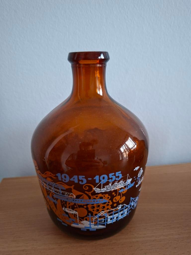 Herdenkingsfles 10 jaar bevrijding, Verzamelen, Ophalen of Verzenden, Overige soorten, Nederland