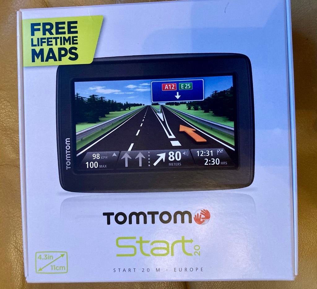 Tom Tom Start 20 M  Europa lifetime updates nieuw, Ophalen, Nieuw
