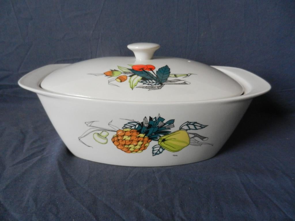 Ovenschaal / terrine Villeroy en Boch decor Primabella 1, Keramiek, Ophalen of Verzenden, Overige stijlen, Schaal of Schalen