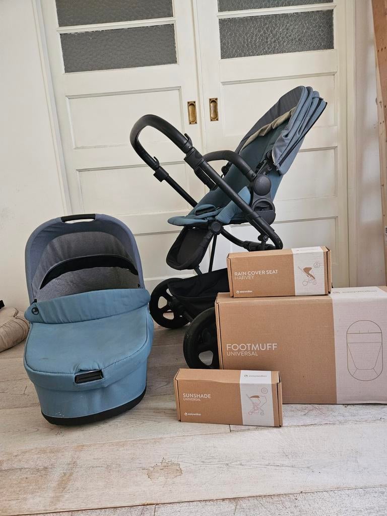 Easy walker Harvey 2, gebruikt voor 1kindje, Ophalen, Gebruikt, Overige merken, Verstelbare duwstang