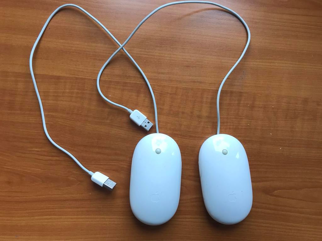Apple Muizen - 2x Bedraad, 1x Draadloos, Ophalen of Verzenden, Gebruikt, Bedraad, Muis