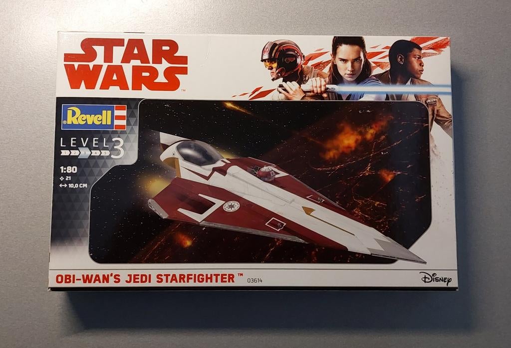 Revell Star Wars Obi-Wan's Jedi Starfighter Model, 1:50 of kleiner, Revell, Overige typen, Nieuw