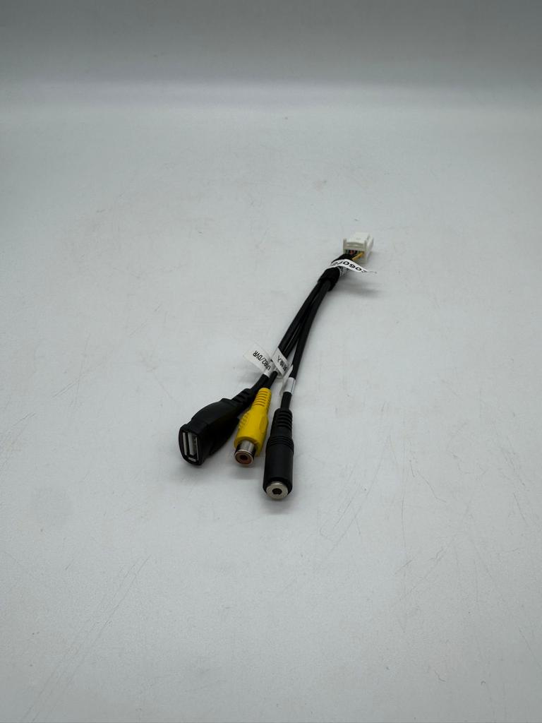 Audi Android Radio Kabelboom 12-pins Camera Mic USB, Auto diversen, Autoradio's, Nieuw, Ophalen of Verzenden