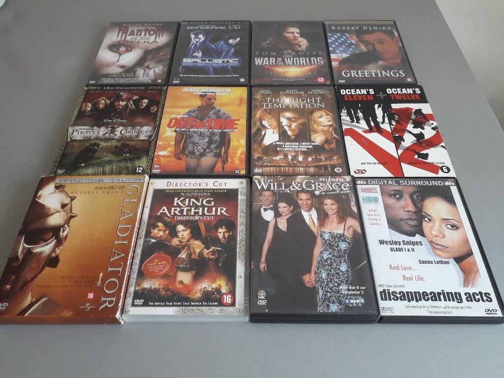 DVD's 16 Stuks, Vanaf 16 jaar, Ophalen of Verzenden, Zo goed als nieuw