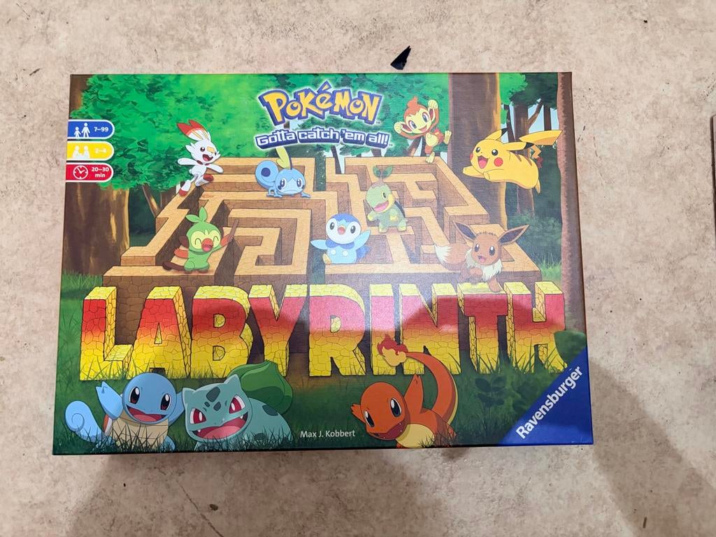 Pokémon Labyrinth Bordspel - Ravensburger, Ophalen of Verzenden, Zo goed als nieuw