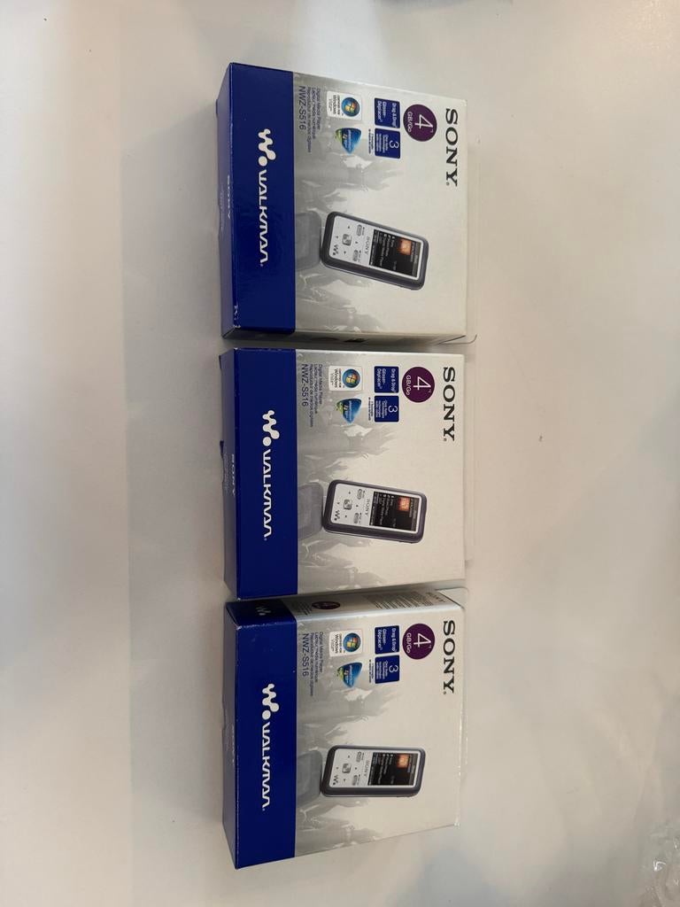Nieuwe Sony Walkman NWZ-S516 - Collectors 1 koop Item, Overige types, Met radio, Zwart, Nieuw