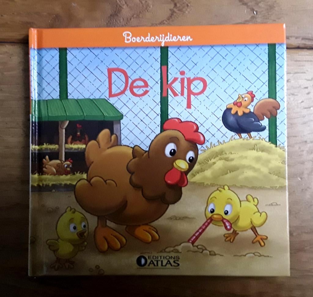De kip: de kip, de haan en de kuikens (boerderijdieren) - ni, Boeken, Kinderboeken | Kleuters, Nieuw, Fictie algemeen, Jongen of Meisje