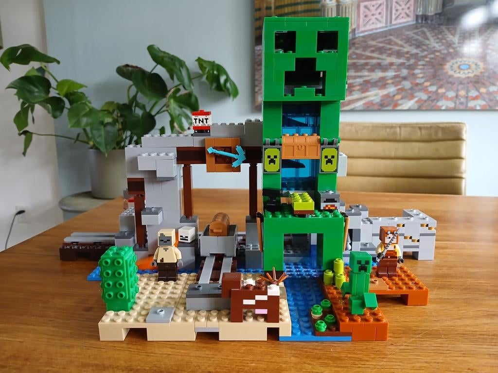 LEGO Minecraft De Creeper Mijn (21155), Ophalen of Verzenden, Gebruikt, Complete set, Lego