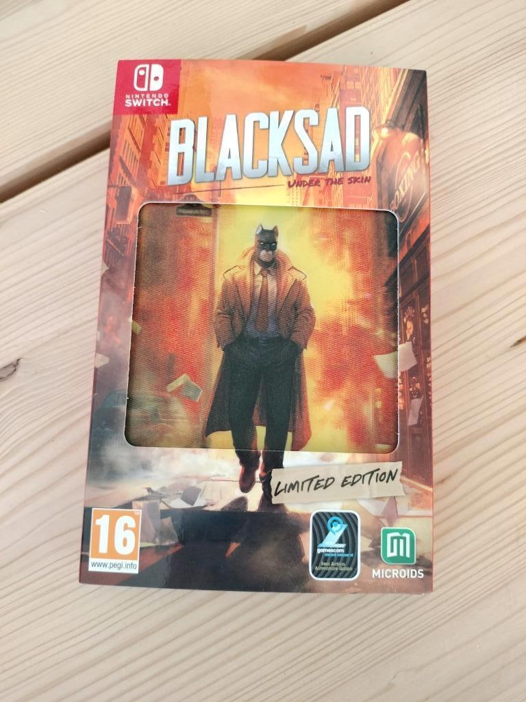 Switch: Adventure spel Blacksad Limited edition, Avontuur en Actie, Verzenden, 1 speler, Zo goed als nieuw