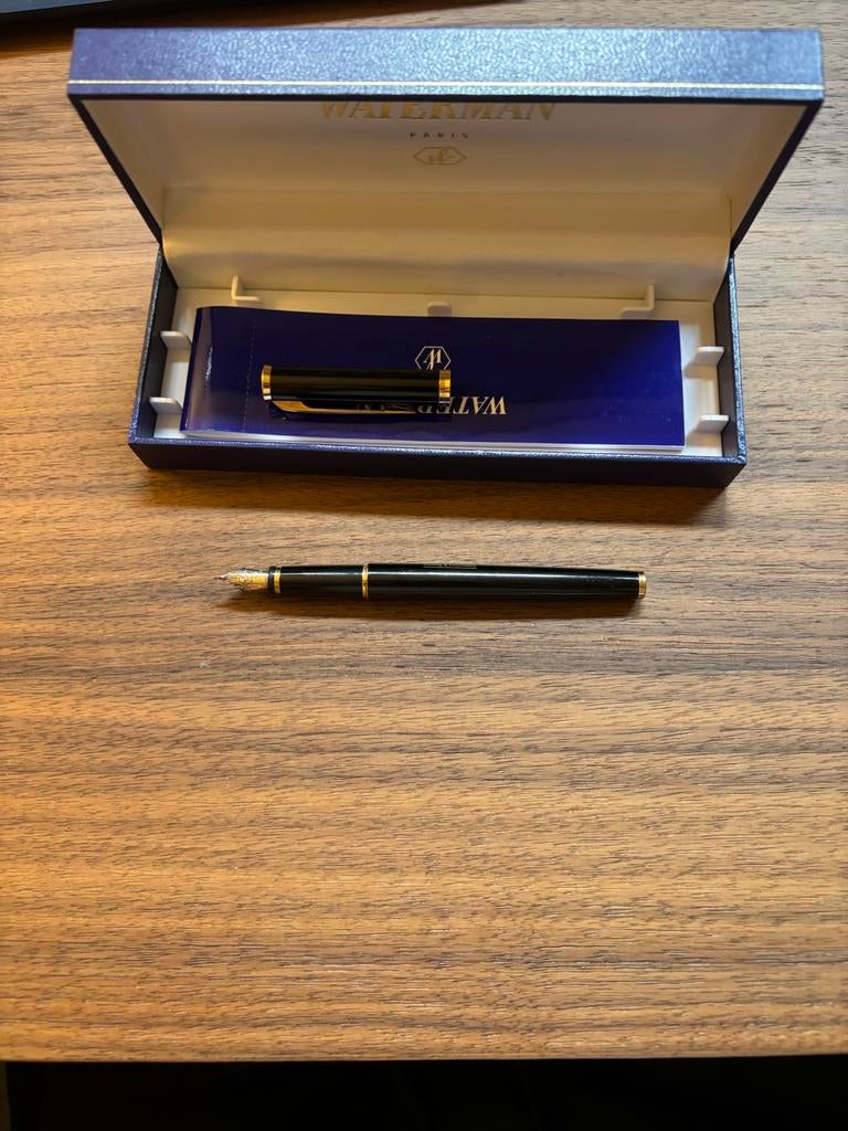 Waterman Vulpen met 18K Gouden Penpunt, Ophalen of Verzenden, Zo goed als nieuw