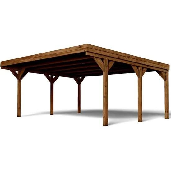 CARPORT OVERKAPPING DUBBEL 6.00 X 6.00 M ( garage/berging), Tuin en Terras, Tuinhuizen, Blokhut, Nieuw, Ophalen of Verzenden, Zonder ramen