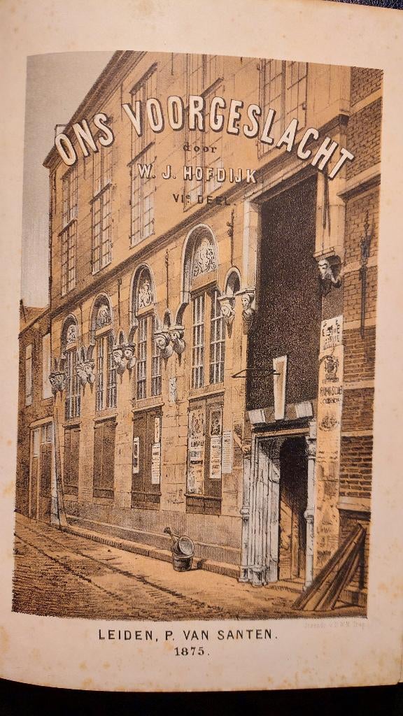 Ons Voorgeslacht - 6 delen, Gelezen, 19e eeuw, Ophalen of Verzenden, W.J. Hofdijk