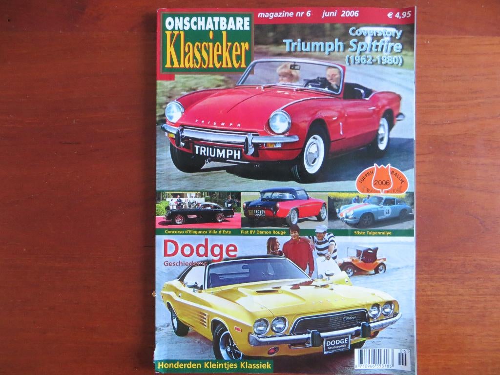 Onschatbare Klassieker 6 2006 Triumph Spitfire ('62-'80), Ophalen of Verzenden, Zo goed als nieuw, Overige merken