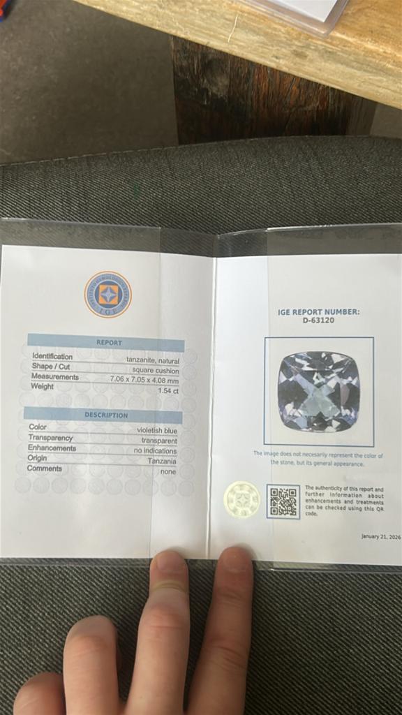 Zeldzame Tanzaniaanse Edelsteen - 1.54 karaat, Ophalen, Nieuw