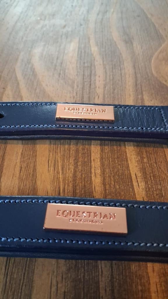 2x Equestrian Stockholm halsband Monaco Blue maat XS, Dieren en Toebehoren, Ophalen