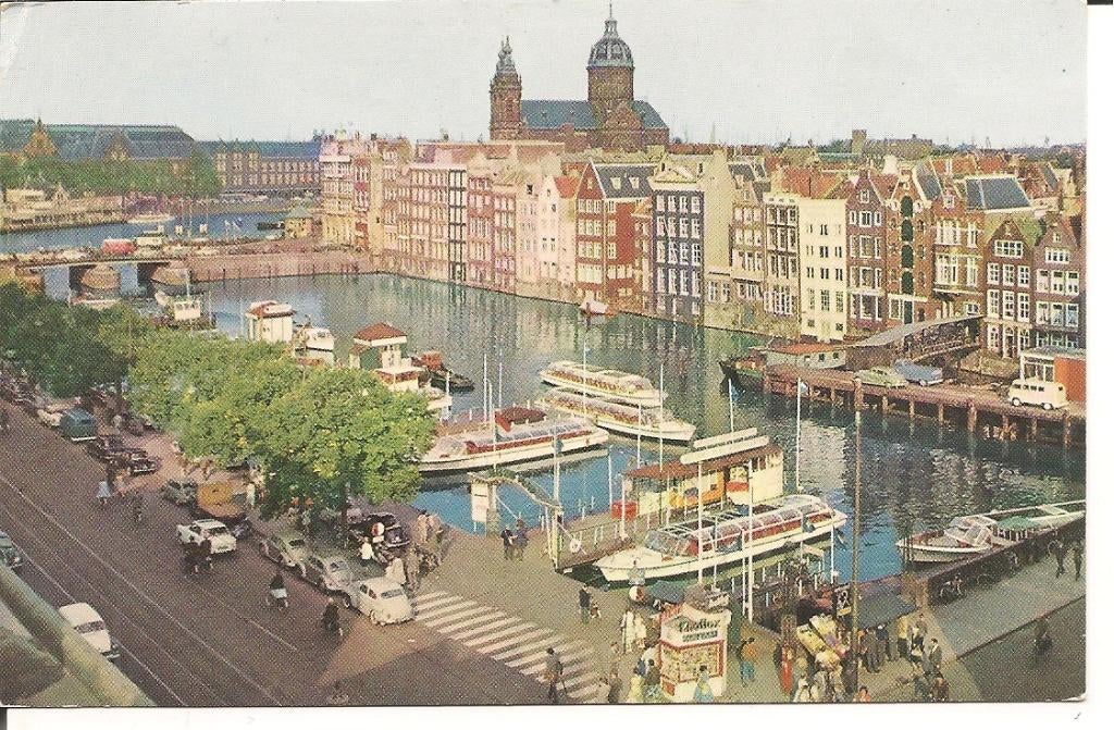 Amsterdam rederij Plas., Verzamelen, Ansichtkaarten | Nederland, Ophalen of Verzenden, 1960 tot 1980, Ongelopen, Noord-Holland