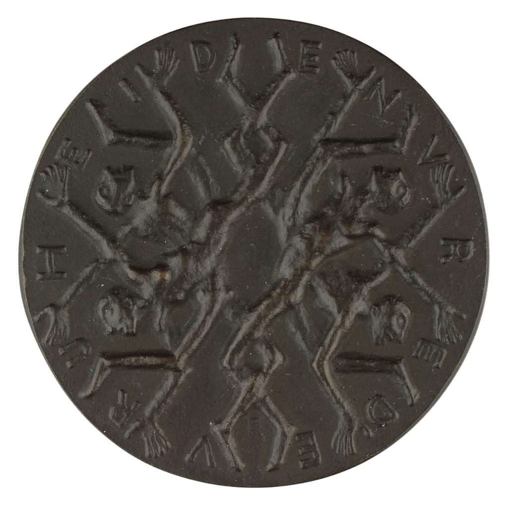 Penning VPK 1955 Hans Petri : Tien jaar Bevrijding, Verzenden, Brons, Nederland