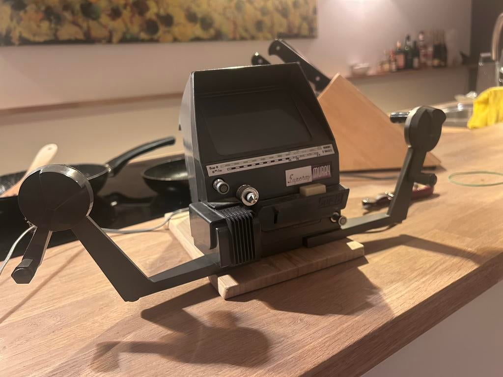 Vintage Murray Superay 8mm film viewer, Ophalen of Verzenden, Gebruikt, Met scherm