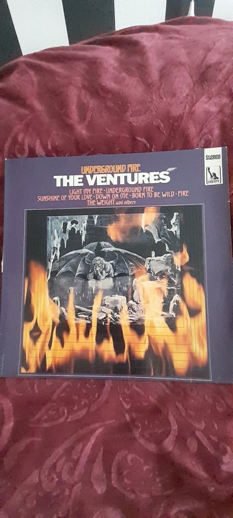 Lp The Ventures underground fire, Cd's en Dvd's, Ophalen, Zo goed als nieuw, 12 inch
