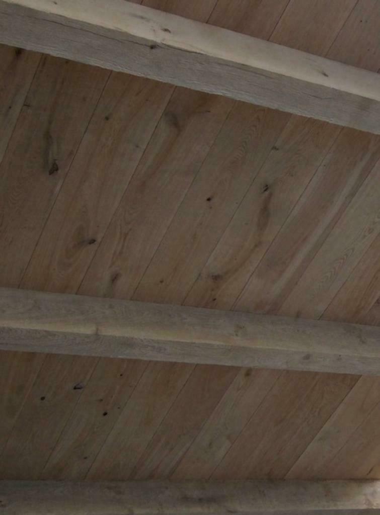 Eiken dakbeschot - kunstmatig gedroogd - mes en groef, Doe-het-zelf en Verbouw, Hout en Planken, Minder dan 25 mm, Eiken, Nieuw