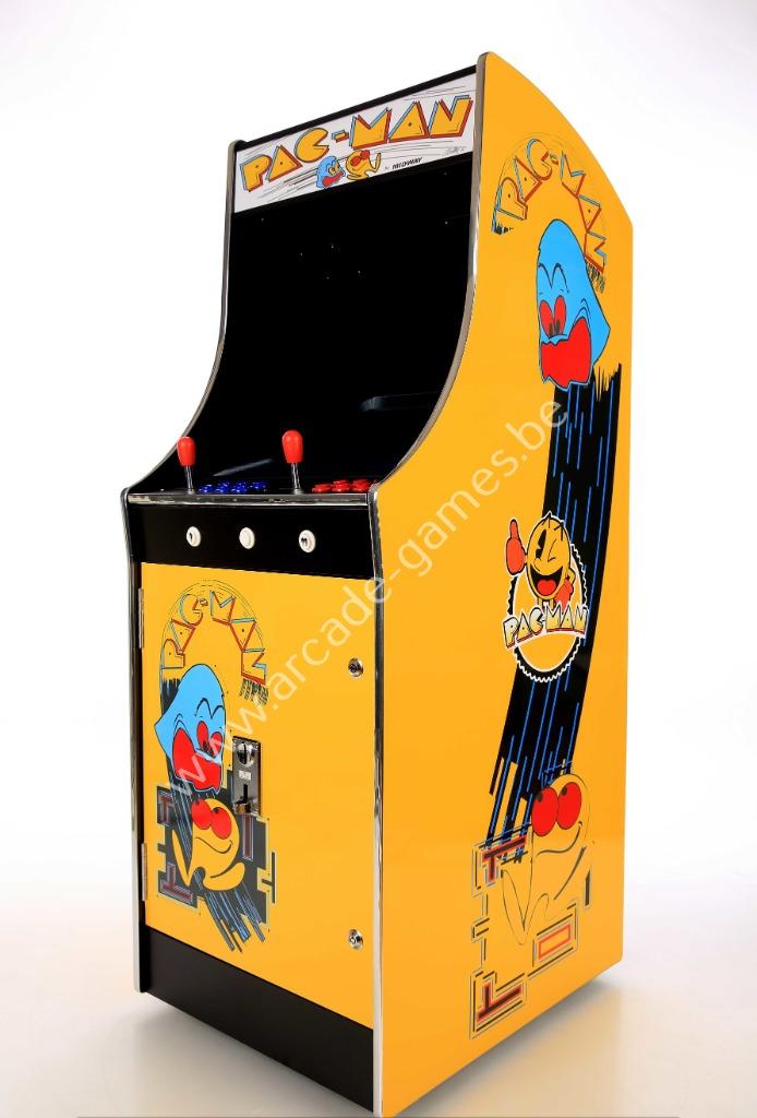 63" arcade 60 GAMES "PAC-MAN" + INCL. 2 JAAR GARANTIE, Spelcomputers en Games, Ophalen, Nieuw