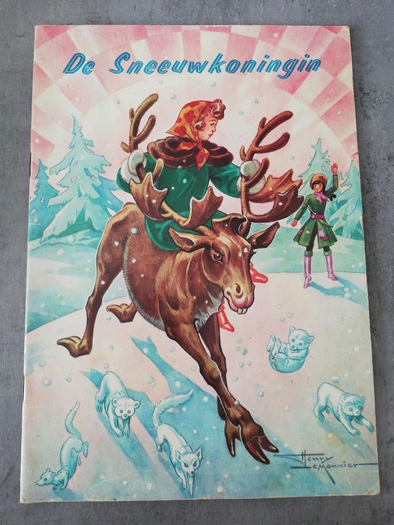 Boekje de sneeuwkoningin, Eén stripboek, Ophalen of Verzenden