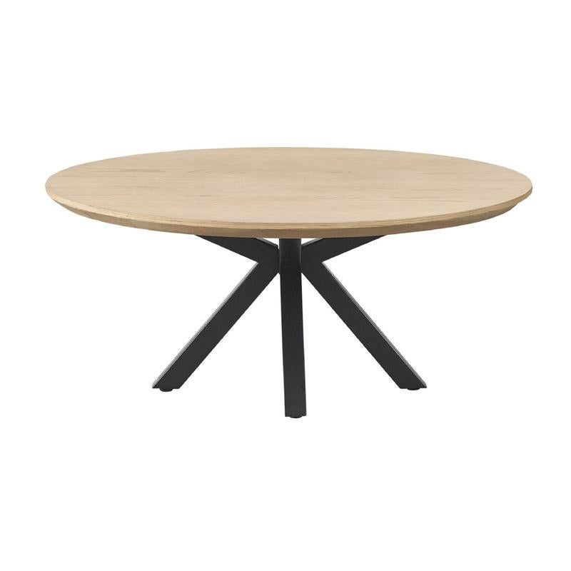 Belvio salontafel light oak | Pronto Wonen, Ophalen, Overige materialen, 50 tot 100 cm, Rond