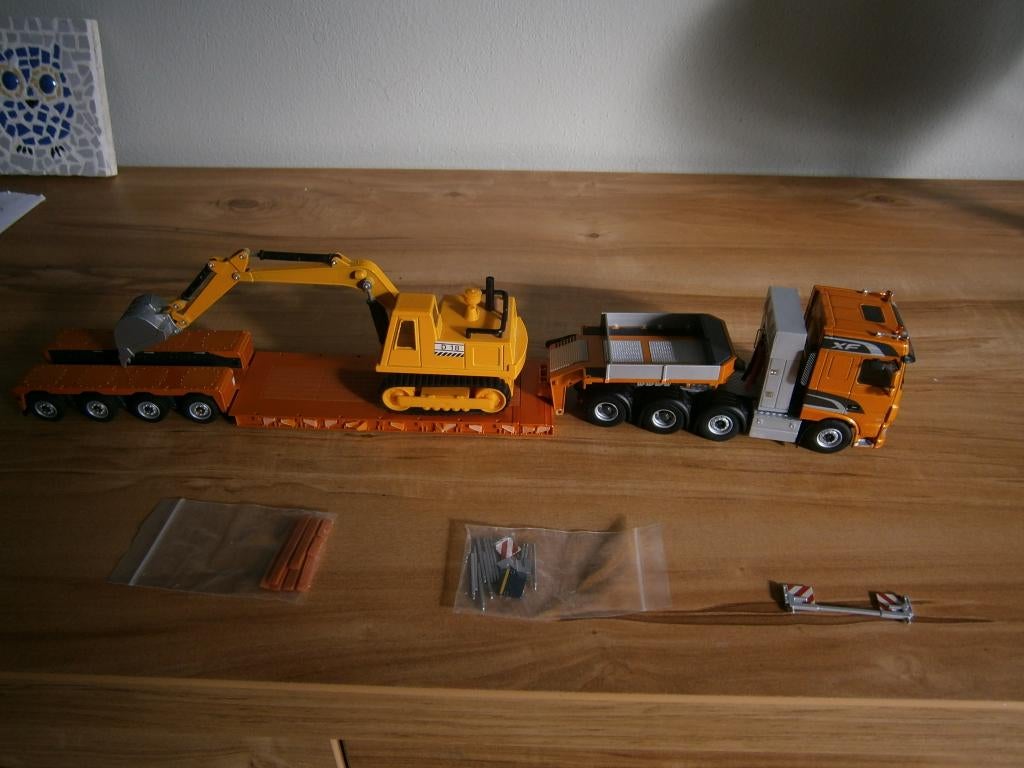 WSI zwaartransport 8x4 DAF Demo + dieplader z.g.a.n., Ophalen of Verzenden, Zo goed als nieuw, Bus of Vrachtwagen, Wsi