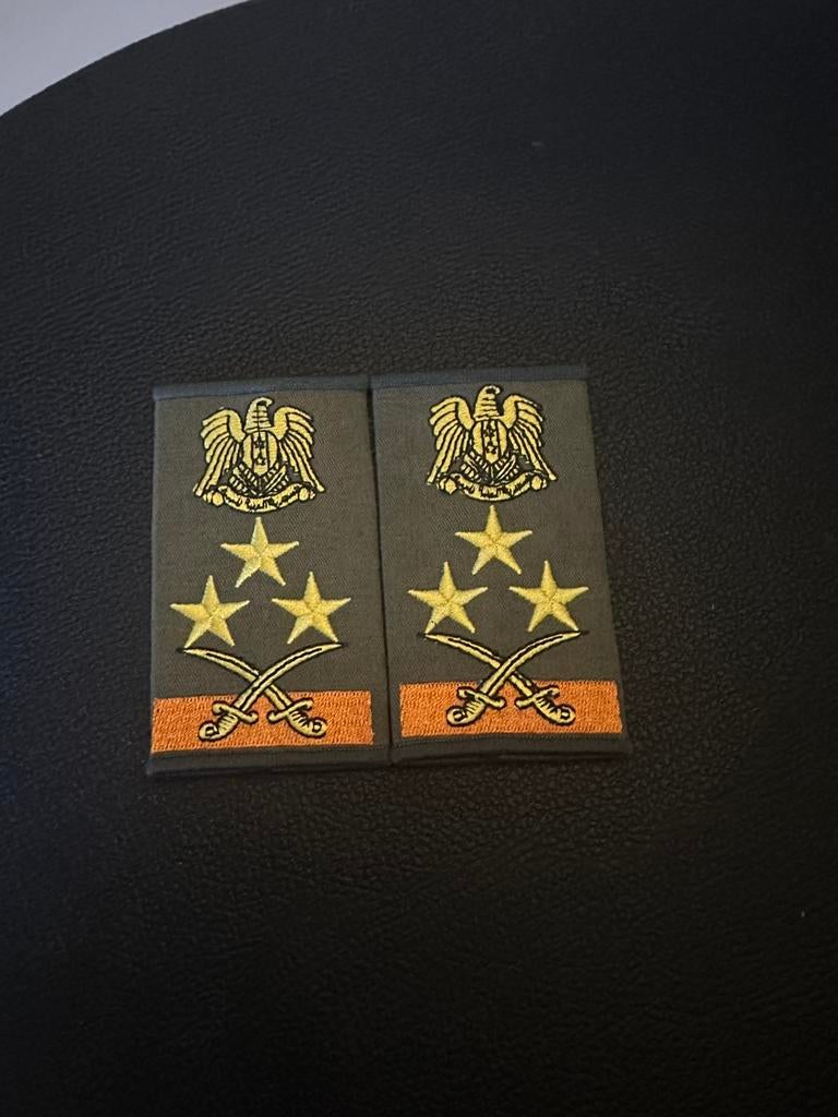 Eppauletten syrie generaal, Ophalen of Verzenden, Landmacht, Nederland, Embleem of Badge