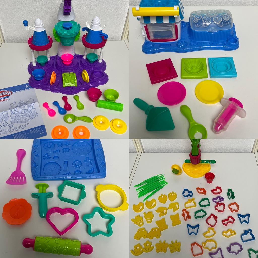 Diverse play doh klei attributen + vormpjes, Ophalen of Verzenden, Gebruikt, Knutselen, Met geluid