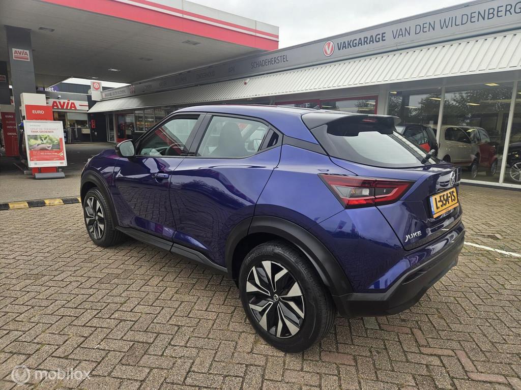 Nissan Juke 1.0 DIG-T Enigma, Auto's, Nissan, Voorwielaandrijving, Euro 6, Blauw, Origineel Nederlands