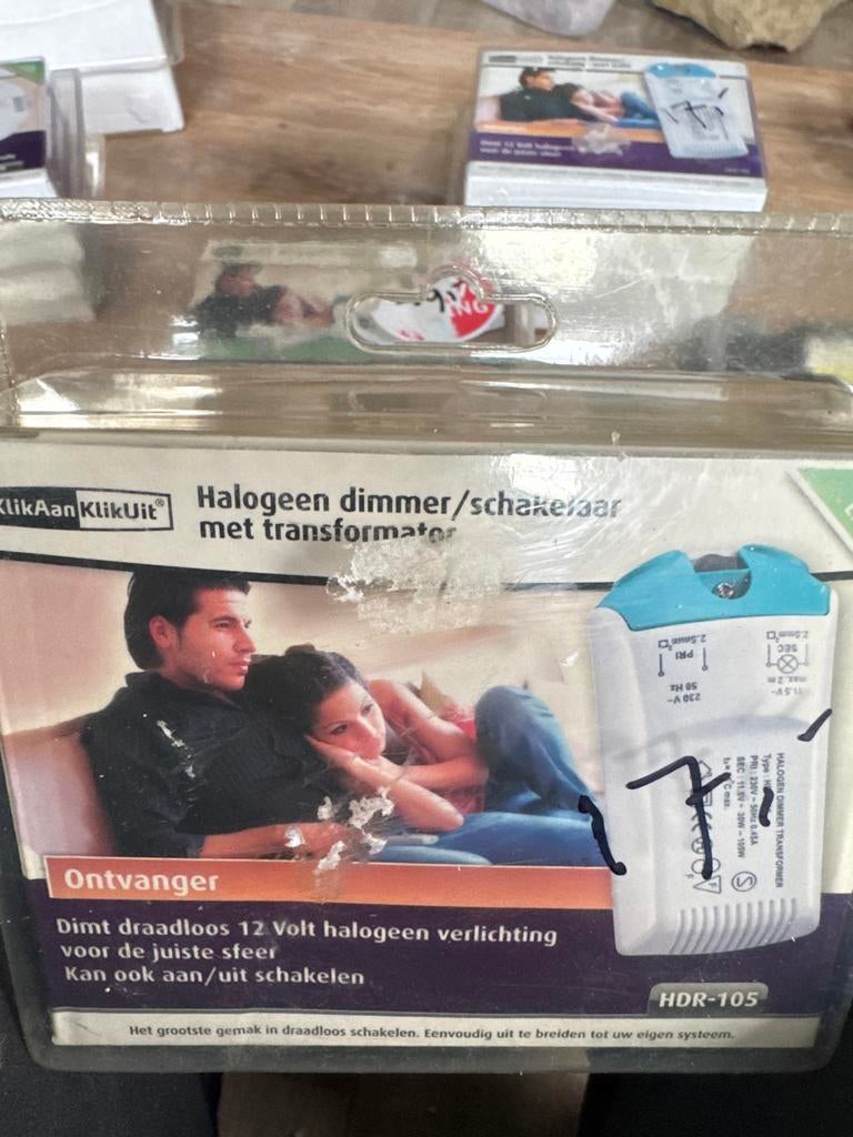 2x Klik aan Klik uit Halogeen Dimmer/Schakelaar - Nieuw, Ophalen of Verzenden, Nieuw, Schakelaar