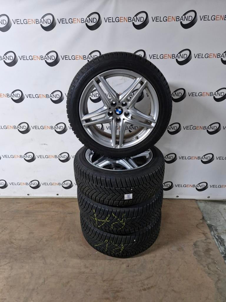 Winterset bmw 5 serie G30 G31 245 45 18 5x112 66.5 winter, 18 inch, 245 mm, Banden en Velgen, Winterbanden