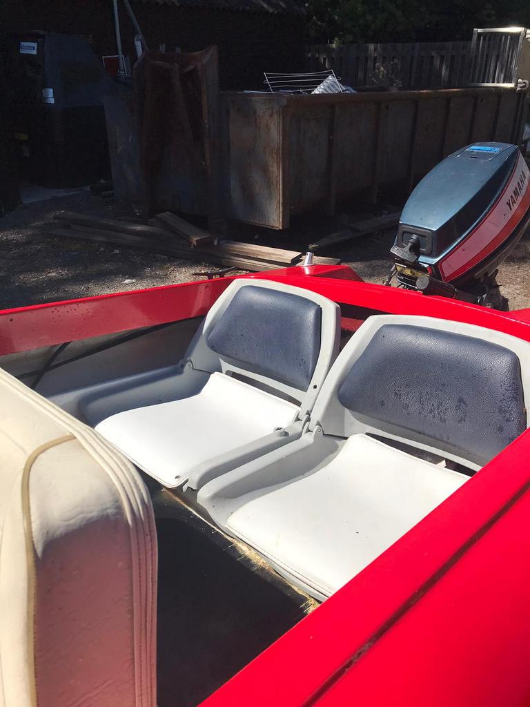 Te koop speed bootje , zonder motor, Watersport en Boten, Speedboten, Gebruikt, Ophalen of Verzenden, Minder dan 70 pk, Buitenboordmotor