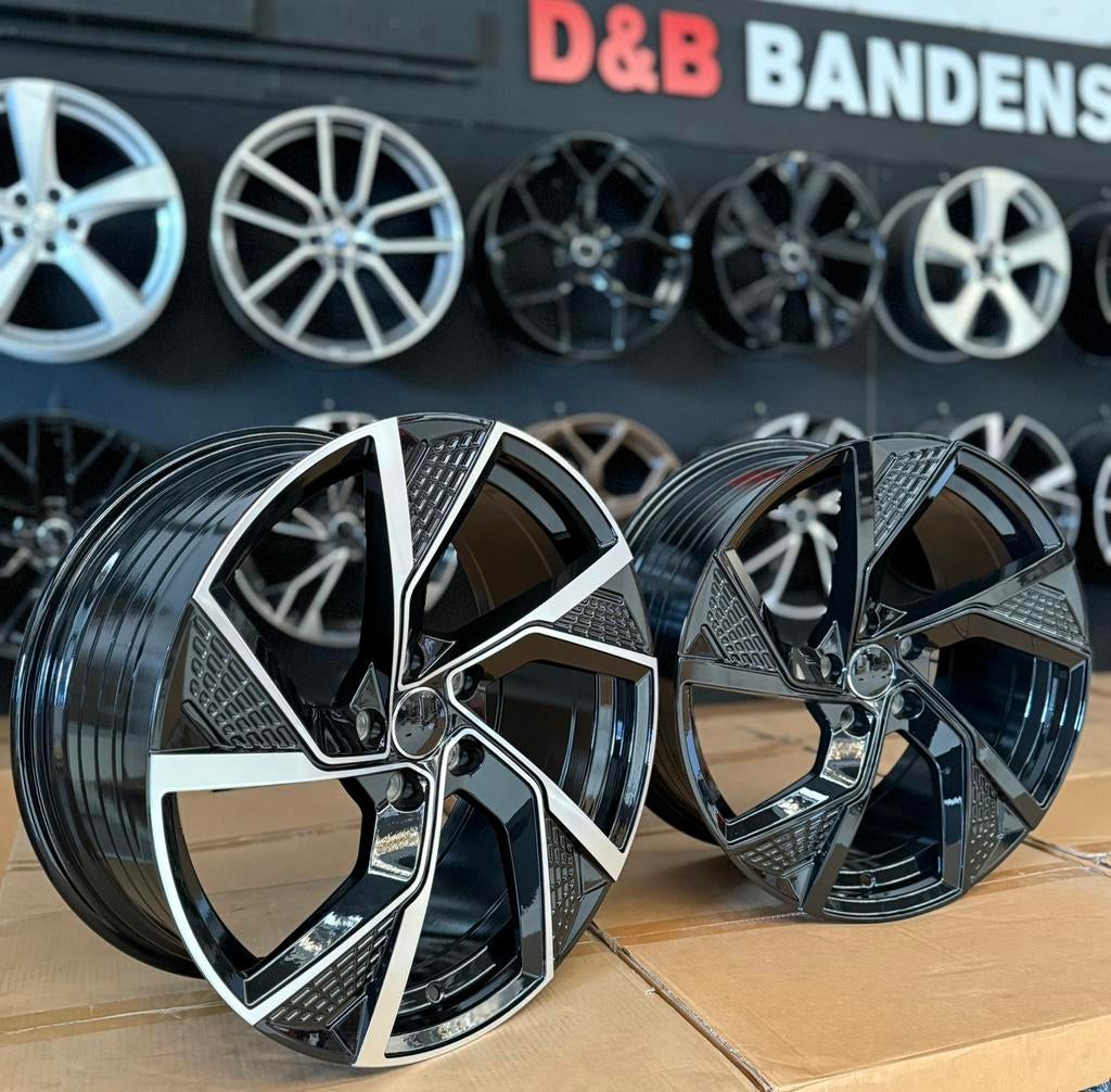 19 inch rs look velgen 5x112 Audi a3 s3 s4 a4 a5 a6q2 q3 q5, Auto-onderdelen, Banden en Velgen, 19 inch, Velg(en), Nieuw, Ophalen of Verzenden