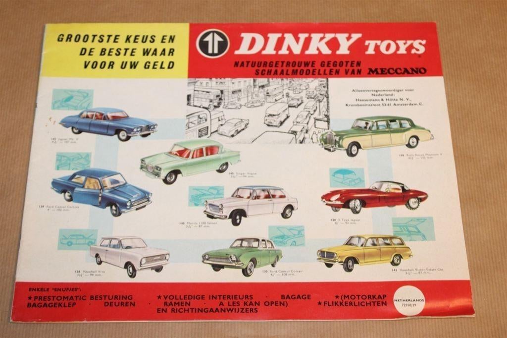 Grote Dinky Toys catalogus - 1960 !!, Ophalen of Verzenden