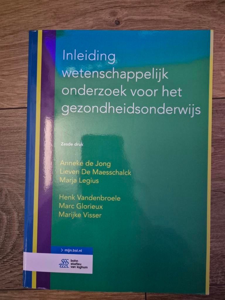 Inleiding wetenschappelijk onderzoek, Ophalen of Verzenden, Zo goed als nieuw