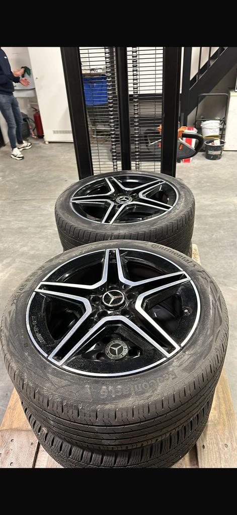 Orginele AMG velgen met band 18 INCH, Auto-onderdelen, Banden en Velgen, Ophalen, 18 inch, All Season, Banden en Velgen