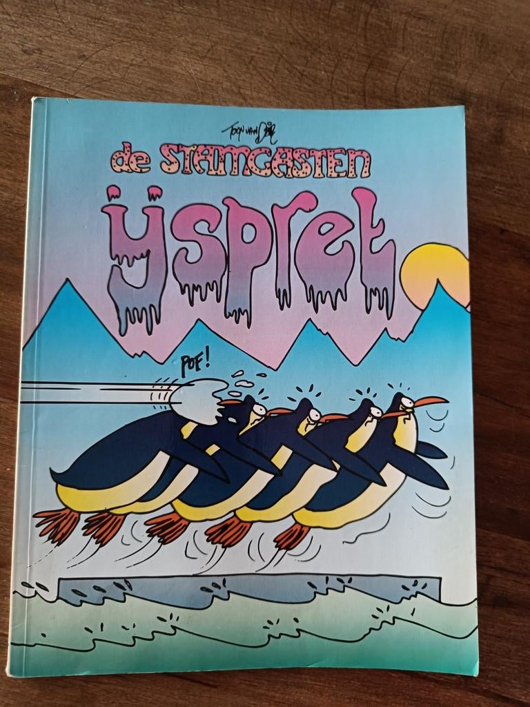 De Stamgasten - Ijspret, Eén stripboek, Ophalen of Verzenden, Gelezen, Pop van Dijk