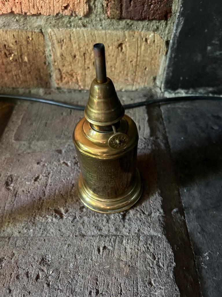 Antieke olielamp, Antiek en Kunst, Antiek | Koper en Brons, Ophalen