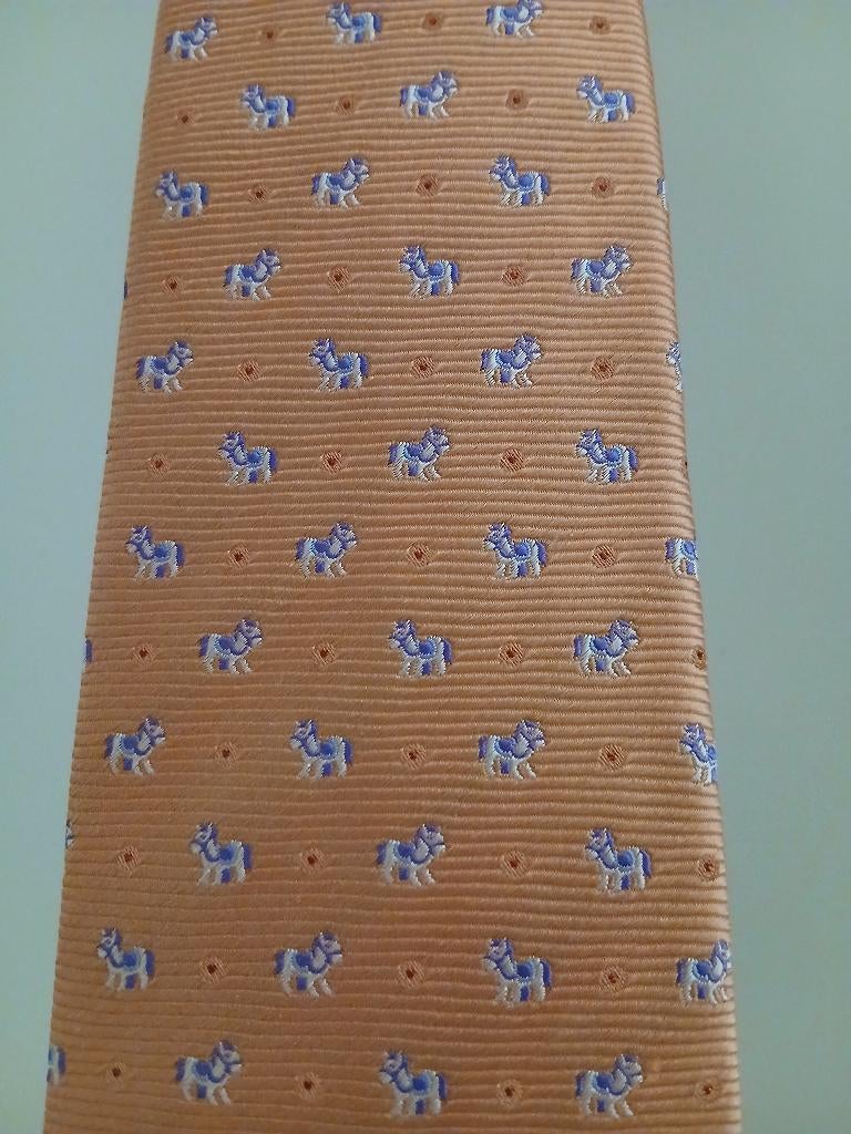 De stropdas, Ophalen, Nieuw, Oranje, Met patroon